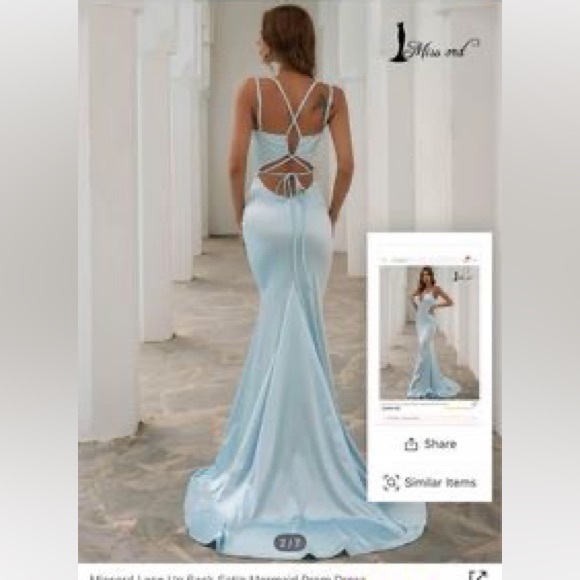 Prom/bridesmaid/elegant long dress - Picture 2 of 2